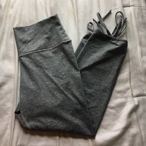 Aerie Workout Leggings w/ Tie Bottoms